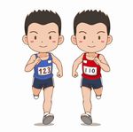 卡通运动员