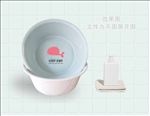 塑料盆贴