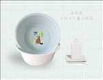 塑料盆贴