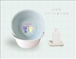 塑料盆贴