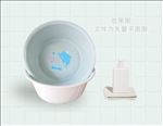 塑料盆贴