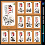 饭店文化挂图