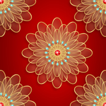 金边菊花