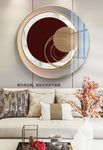 现代简约圆形几何装饰画