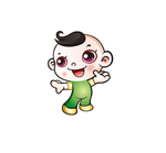 娃娃插画