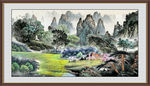 中堂山水画
