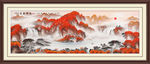 聚宝盆山水画