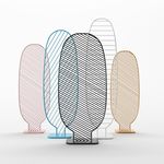 北欧铁艺屏风隔断3d模型