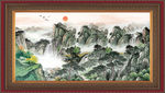 旭日东升图