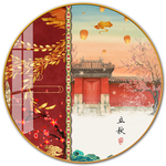 中国风民俗花鸟梅花装饰画