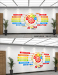 党建五个带头五个过硬文化墙