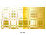 矢量心形几何镂空