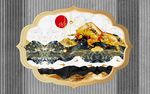 新中式装饰画背景墙