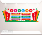 中小学生守则走廊文化墙