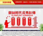 优秀教师文化墙