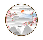 水墨山水画