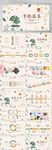 手绘森林水彩风工作总结PPT