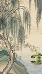 中式柳树玄关