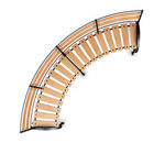 俯视长椅子图片