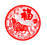 牛年剪纸