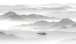 水墨画山水