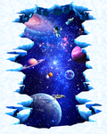 星空贴画