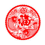 剪纸鱼