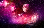 紫色星空