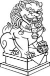 狮子镂板  狮子矢量图  狮子