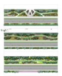 道路绿化景观设计平面图