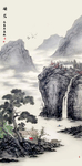 山水画流水生成