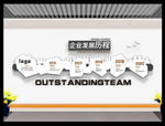 企业发展历程文化墙