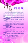 汗蒸的好处宣传海报