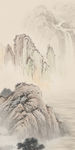 国画 简约玄关画 TIF分层