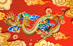 中式龙纹图案