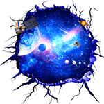 3D宇宙星空地画