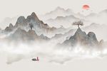 中式意境山水装饰画