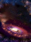 旋涡星空背景