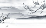 高档新简约山水画 文件分层画
