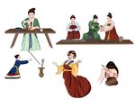 古代人物 宋代点茶 大堂不倒翁