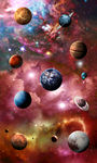 宇宙星空3D立体画地画