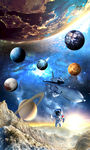 3D太空宇宙户外立体画地画