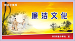 廉洁文化宣传背景