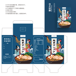日式拉面 乌冬面 面条包装