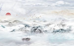 最新 轻奢新山水画 TIF分层