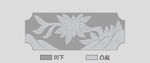 石刻石雕花纹矢量图
