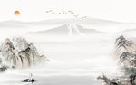 新上架新中式山水画 文件分层