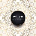 高档豪华背景底纹花纹图案矢量