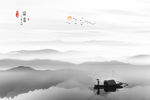 新中式山水画