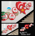 五好党支部楼梯文化